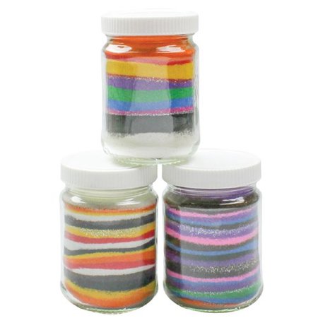 Sand Filled Glass Jars | Plastic, Porcelain & Glass | CleverPatch - Art & Craft Supplies