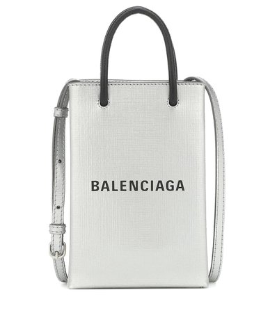 Shopping Phone Pouch Shoulder Bag | Balenciaga - Mytheresa