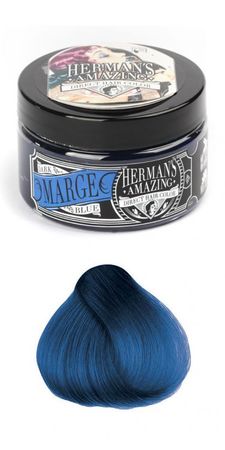 Синяя краска для волос Herman's Amazing Marge Blue Hermans Amazing Marge Blue / Цветная краска для волос