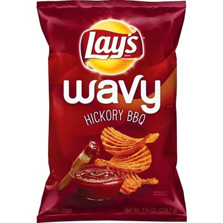 Lay's Wavy Hickory Bbq Potato Chips
