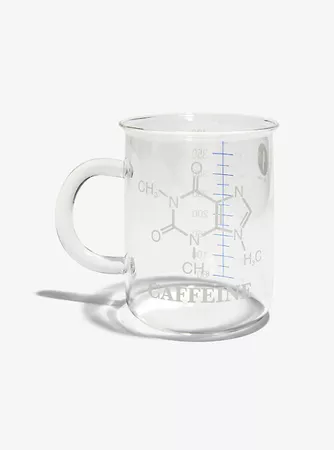 Caffeine Molecule Chemistry Beaker Mug