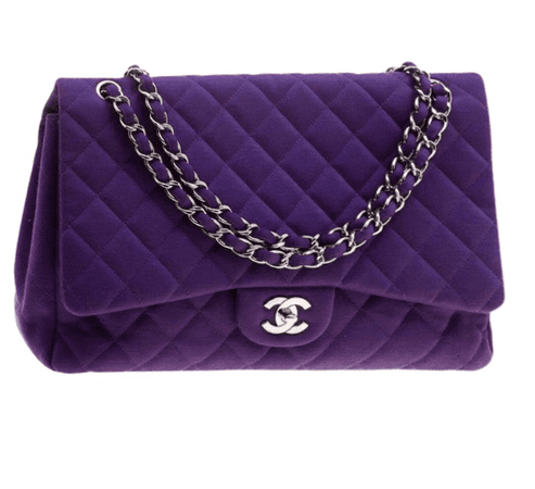 purple Chanel bag