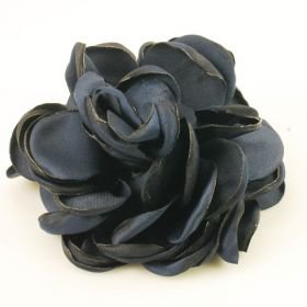 Decorative Flower Pin in Navy Blue Color