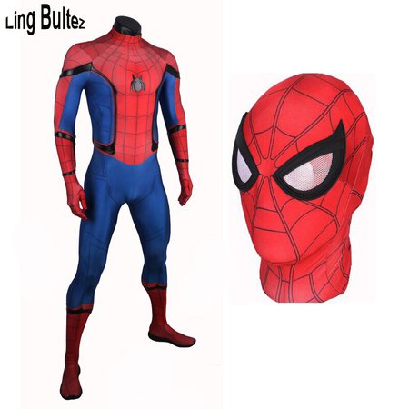 Ling Bultez Hohe Qualität Spiderman Homecoming Cosplay Kostüm 2017 Tom Holland Spinne Mann Anzug 2017 Homecoming Spiderman Kostüm|spiderman costume|cosplay costumespider man suit - AliExpress