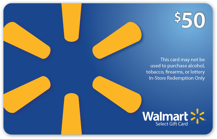 Charitable $50 Walmart Gift Card