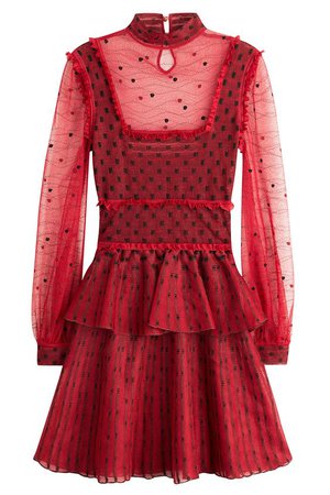 Alexander McQueen - Embroidered Dress with Silk and Wool