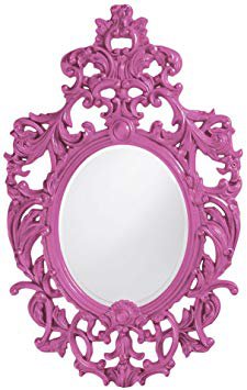 Howard Elliott Collection 2146HP Dorsiere Mirror, Hot Pink: Amazon.ca: Home & Kitchen