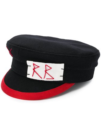 Ruslan Baginskiy Logo Embroidered Captain Hat - Farfetch