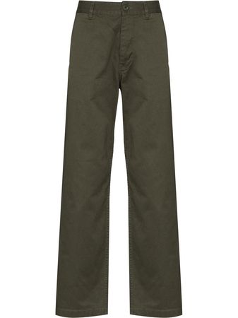 Shop Wood Wood Stefan straight leg trousers with Express Delivery - FARFETCH