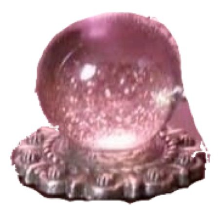 pink crystal ball