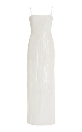 Iona Textured Maxi Dress By Galvan | Moda Operandi