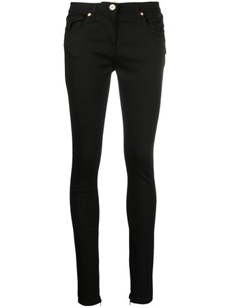 Shop black Versace skinny-fit jeans with Express Delivery - Farfetch