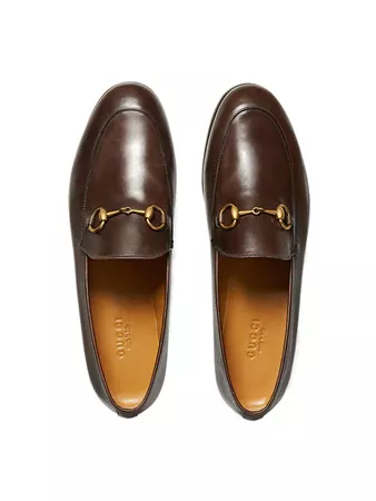 Gucci Gucci Jordaan Leather Loafers - Farfetch