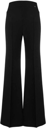 high rise palazzo trousers