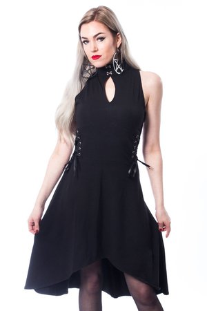 Zhar Gothic Dress by Chemical Black | Ladies Gothic Clothing