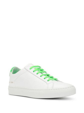 Common Projects white and green sneakers $531 - Buy Online SS19 - Quick Shipping, Price