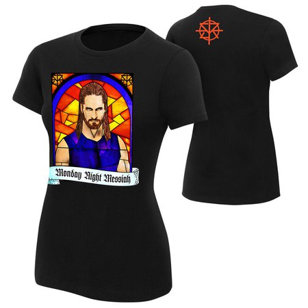 Seth Rollins "Monday Night Messiah" Women's Authentic T-Shirt - WWE US