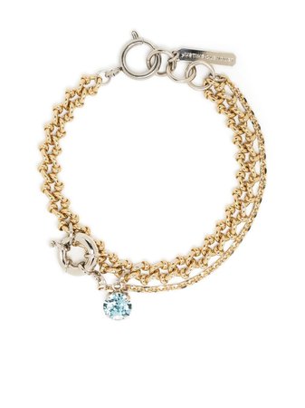 Justine Clenquet crystal-embellished gold-plated Bracelet - Farfetch