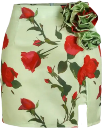 Rose Green skirt