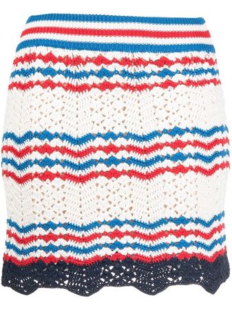 Casablanca Crochet Mini Skirt - Farfetch