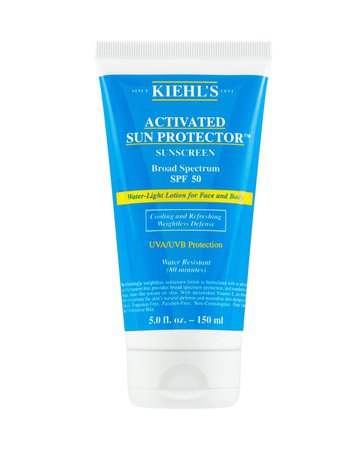 Kiehl's Since 1851 5 oz. Activated Sun Protector 100% Mineral Sunscreen Broad Spectrum SPF 50