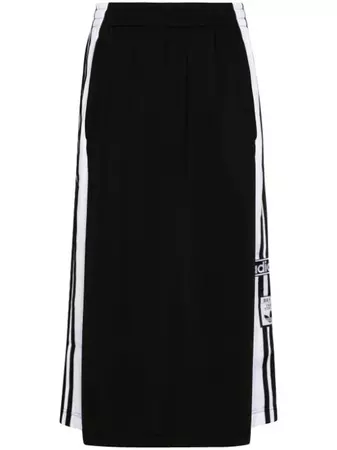 Adidas Adibreadk 3-Stripes Midi Skirt - Farfetch