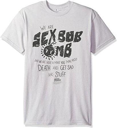 Amazon.com: Trevco Men's Scott Pilgrim vs. The World Short Sleeve T-Shirt, Silver, Large: Clothing