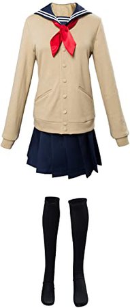 Amazon.com: NoveltyBoy Boku No Hero Academia My Hero Academia Himiko Toga Cosplay Costume Cross My Body Outfit: Clothing