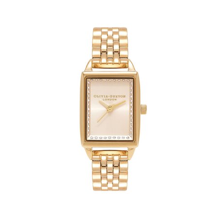 Gold Bezel Dial & Gold Bracelet Watch | Olivia Burton London