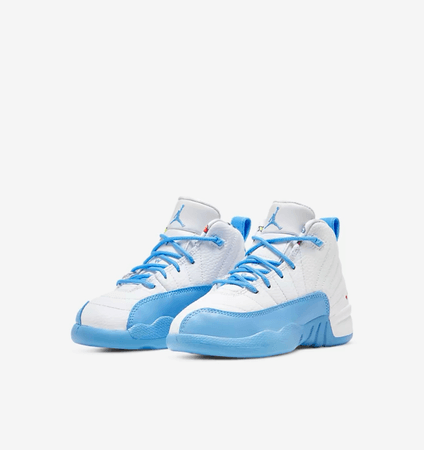 blue white Jordan’s