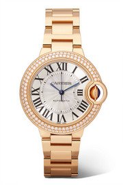 Cartier | Panthère de Cartier 22mm small 18-karat pink gold and diamond watch | NET-A-PORTER.COM