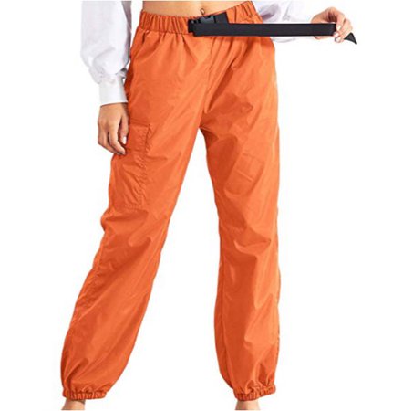 orange cargo pants