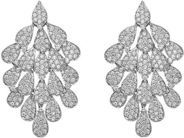Secret Garden Diamond Chandelier Earrings