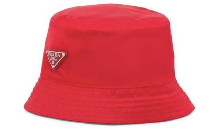 red Prada bucket hat