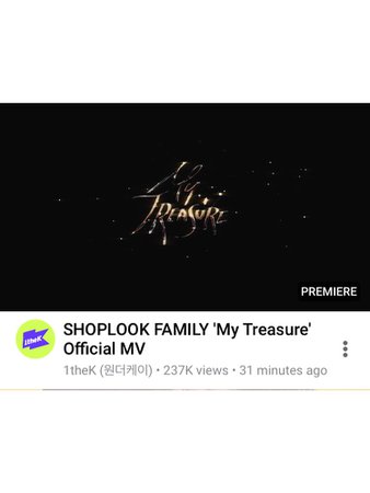 SHOPLOOK FAMILY ‘My Treasure’ Official MV
