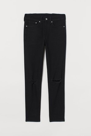 Skinny Cropped Jeans - Black - Men | H&M US