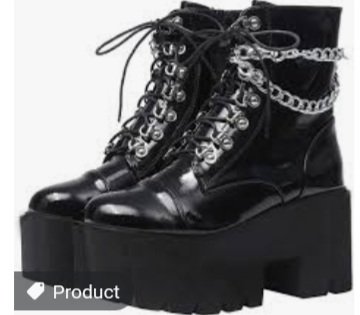 platform goth boots