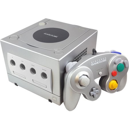 Refurbished Nintendo Gamecube Game Console Platinum with Controller and Cables - Walmart.com