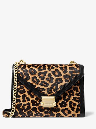 leopard shoulder bag