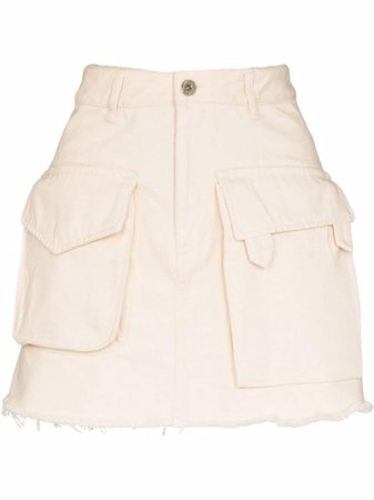 Marques'Almeida cargo-pocket Mini Denim Skirt - Farfetch