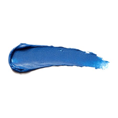 blue lipstick swatch