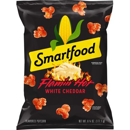 Smartfood Popcorn Flamin' Hot White Cheddar 6.25 Ounce - Walmart.com