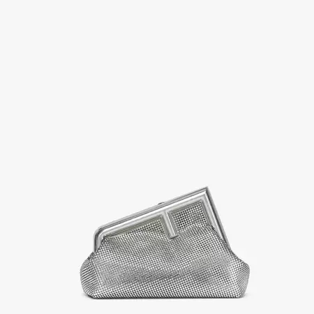 Fendi First Small - Silver crystals bag | Fendi