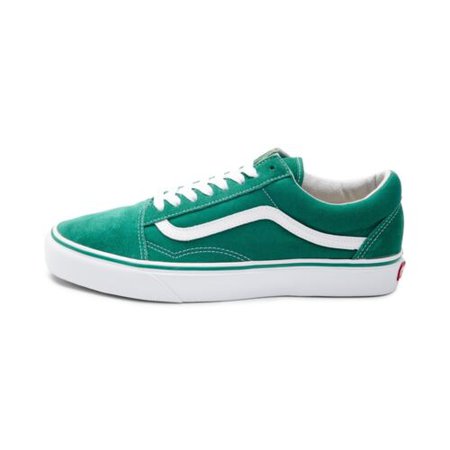 New Vans Old Skool Skate Shoe Ultramarine Green Suede Canvas Womens Shoes | eBay