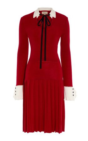 Elsie Wool Pleated Mini Dress By Temperley London | Moda Operandi