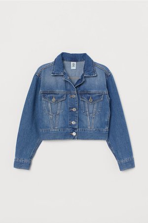 Short Denim Jacket - Denim blue - Kids | H&M US