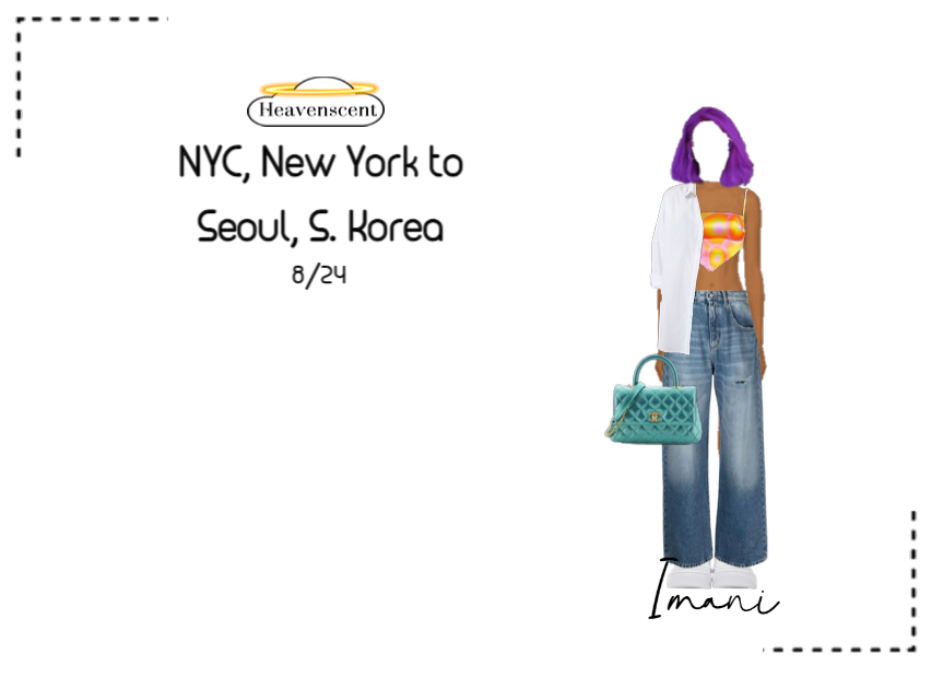 HVST New York to South Korea Airport | Imani