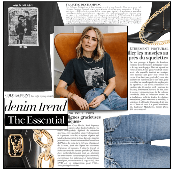 Fashion File: Black Graphic Tee & Essential Jeans - Contest
