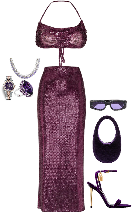 purple glitter 💜
