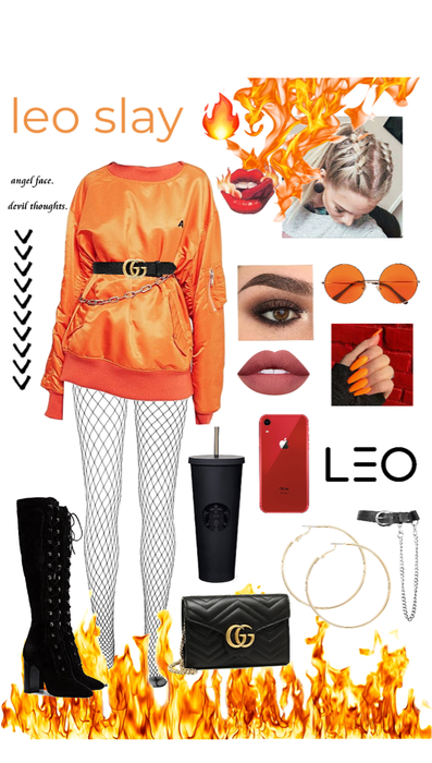 Leo Slay Outfit 🔥🧡